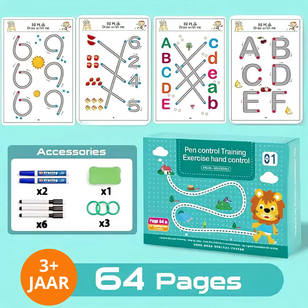 KiddoLearn™ - Magic Writing Book