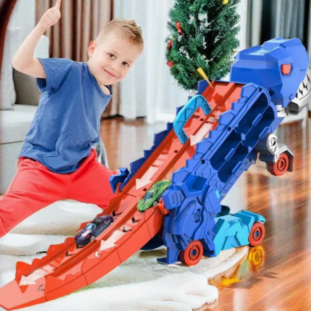 T-Rex Transport Truck – 3-in-1 Dinosaur Adventure Toy
