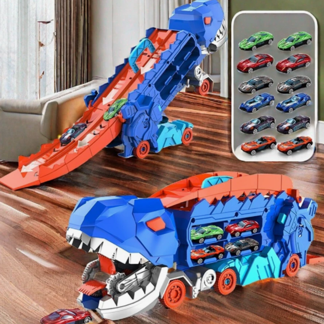 T-Rex Transport Truck – 3-in-1 Dinosaur Adventure Toy