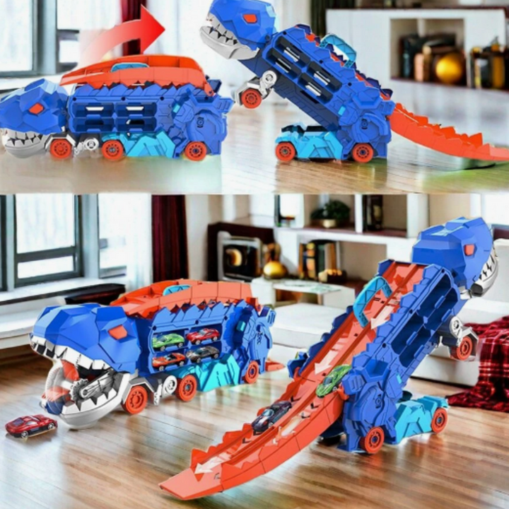T-Rex Transport Truck – 3-in-1 Dinosaur Adventure Toy