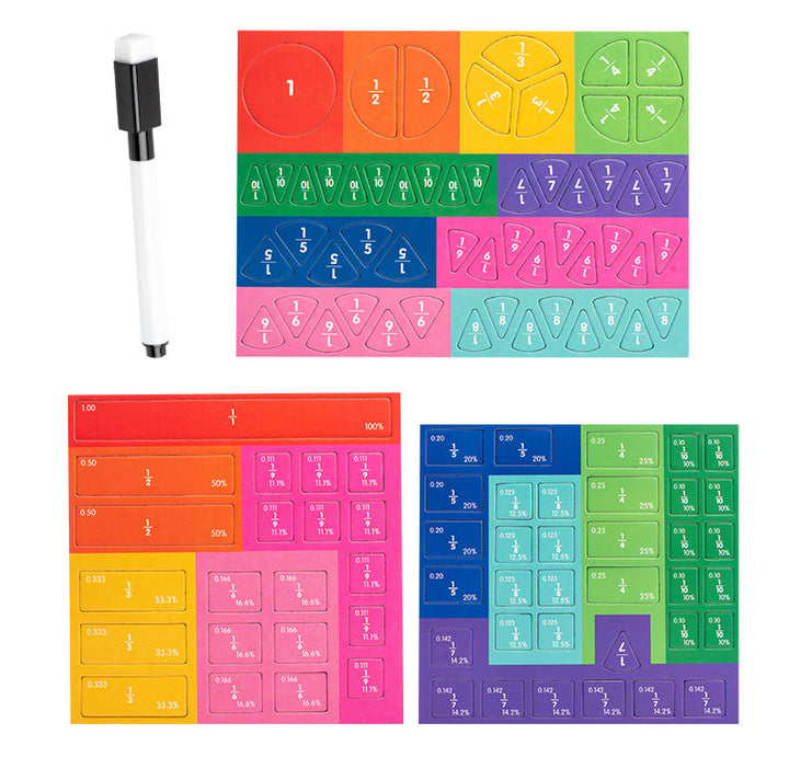 FractionMaster – Magnetic Fractions Puzzle Book