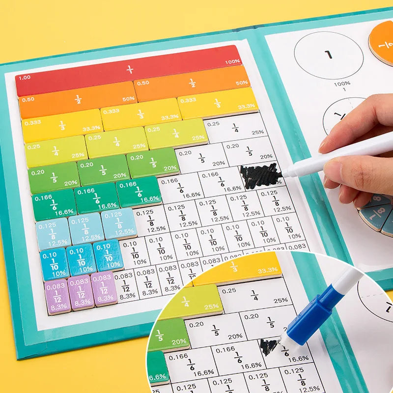 FractionMaster – Magnetic Fractions Puzzle Book