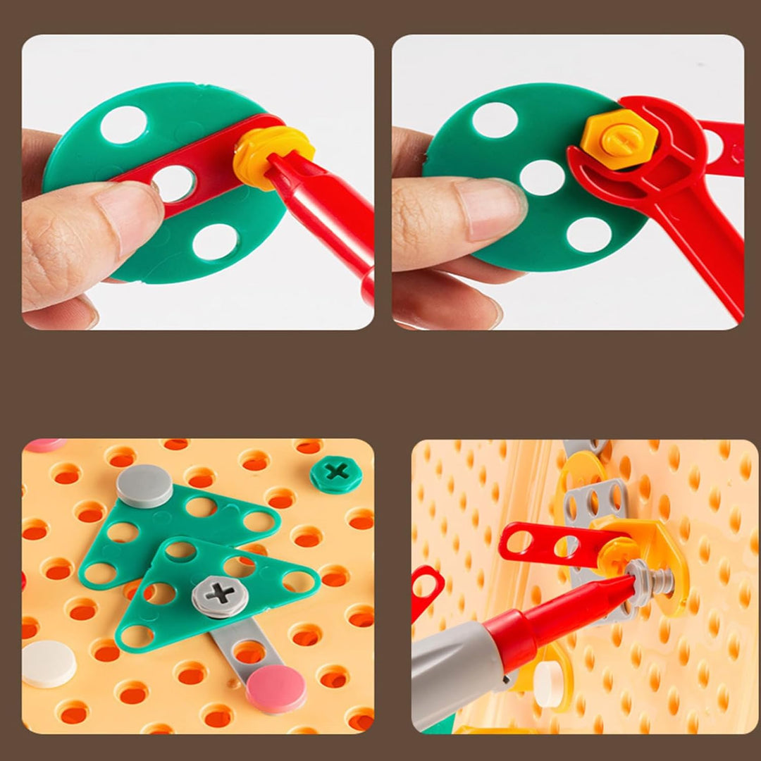 PuzzleCraft - STEM Building Toy Set with Drill & Screws